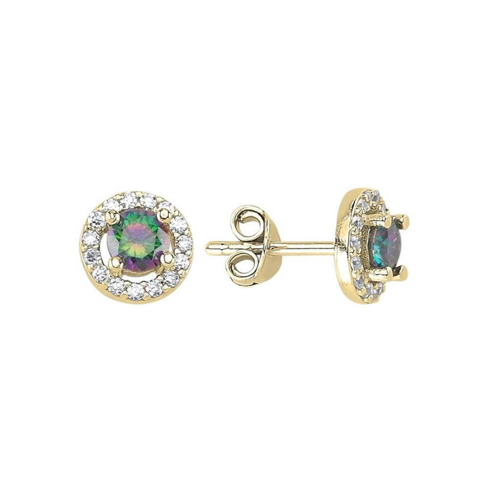 Fine Jewelry Mystic Topaz Earrings